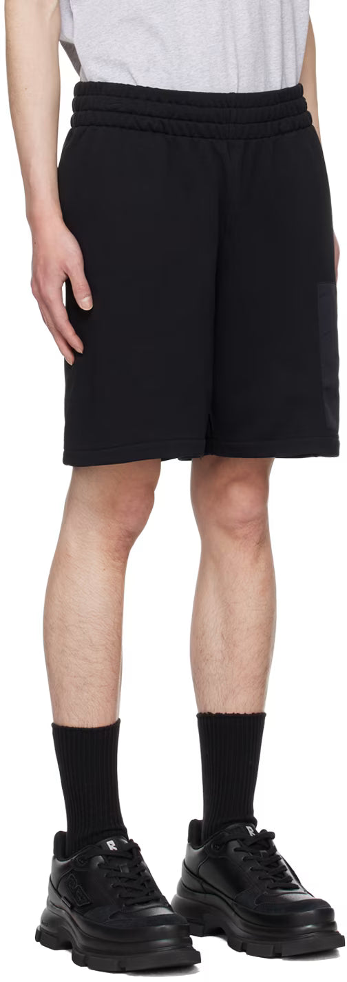 Black Patch Pocket Shorts