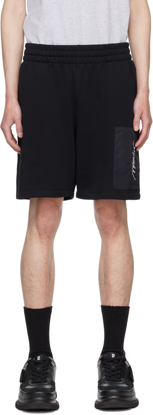 Black Patch Pocket Shorts