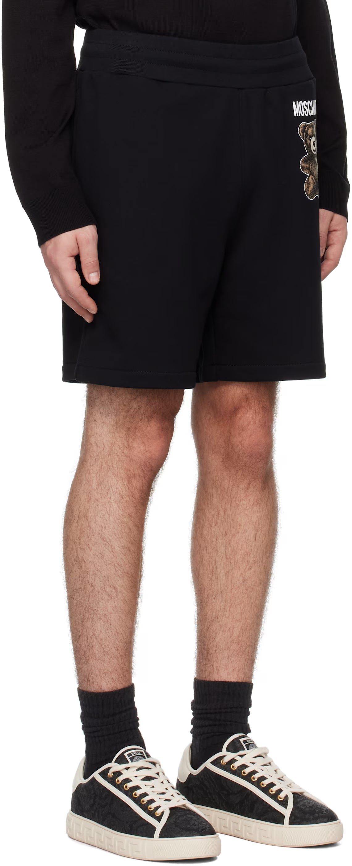 Black Teddy Bear Shorts