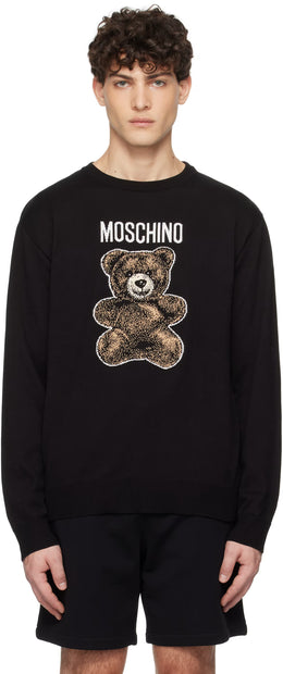 Black Teddy Bear Sweater