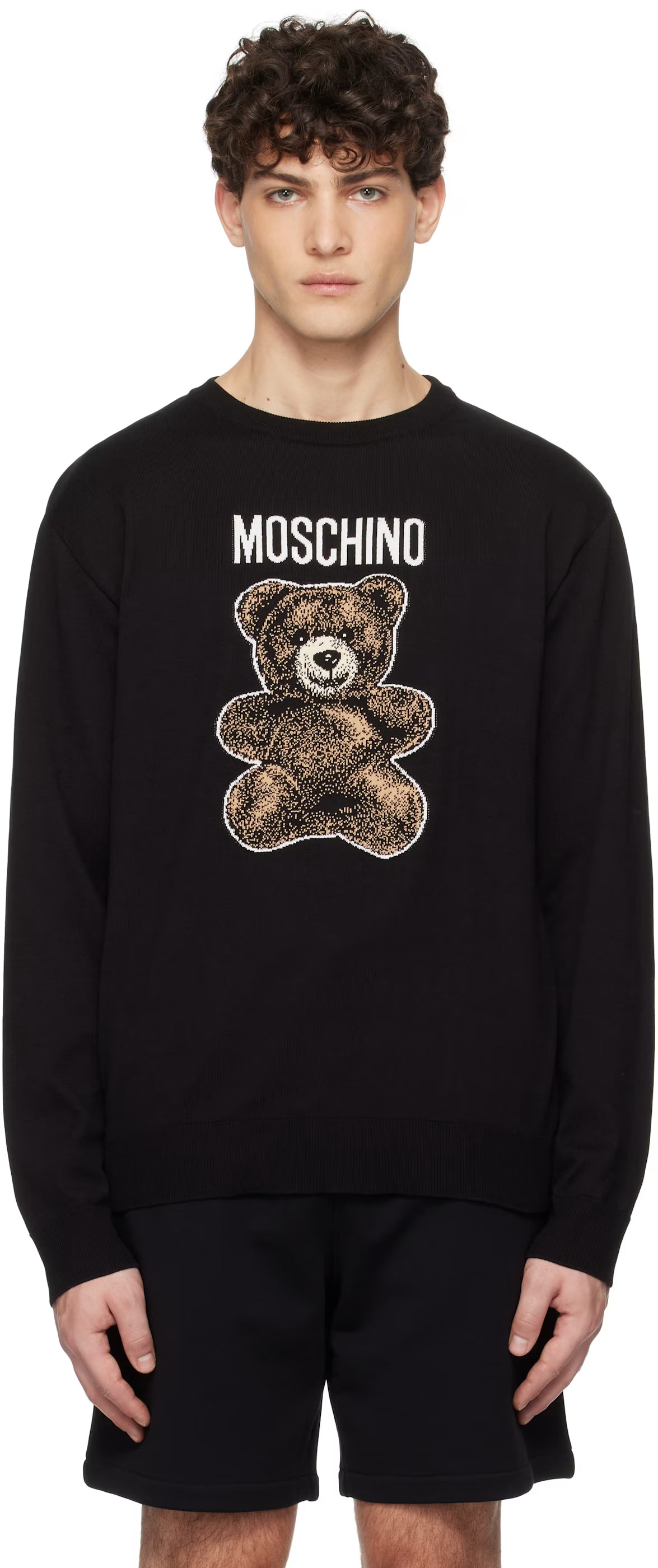 Black Teddy Bear Sweater