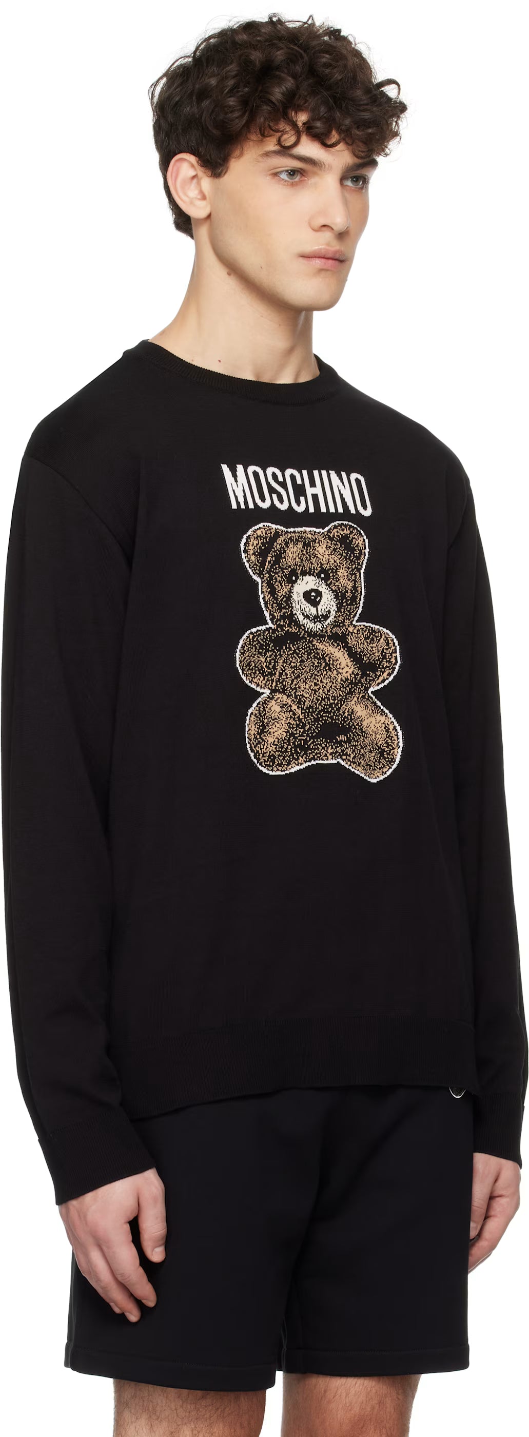 Black Teddy Bear Sweater