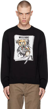 Black Teddy Bear Sweater