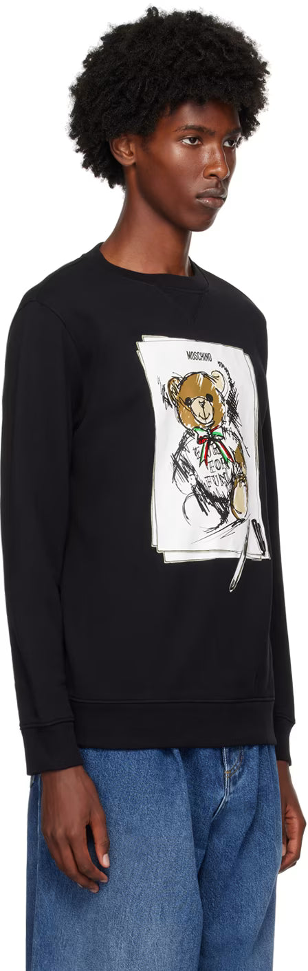 Black Teddy Bear Sweatshirt