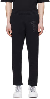 Black Teddy Mesh Sweatpants