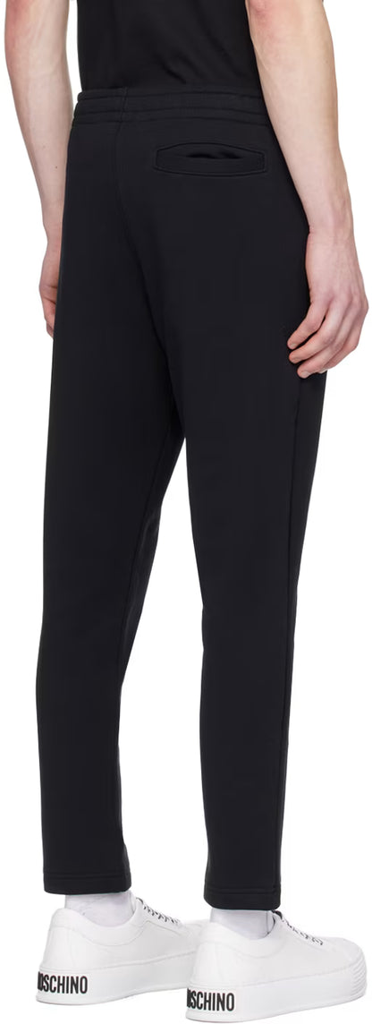 Black Teddy Mesh Sweatpants