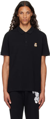 Black Teddy Patch Polo