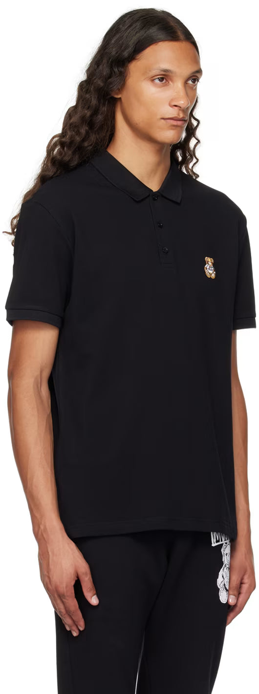 Black Teddy Patch Polo