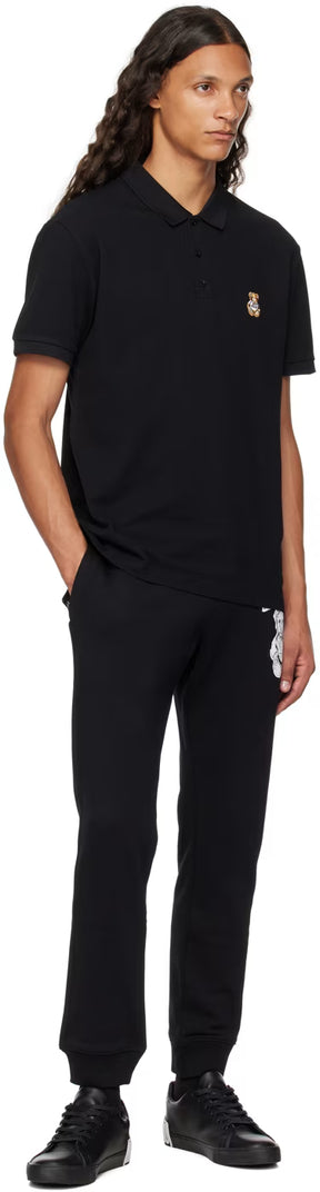 Black Teddy Patch Polo