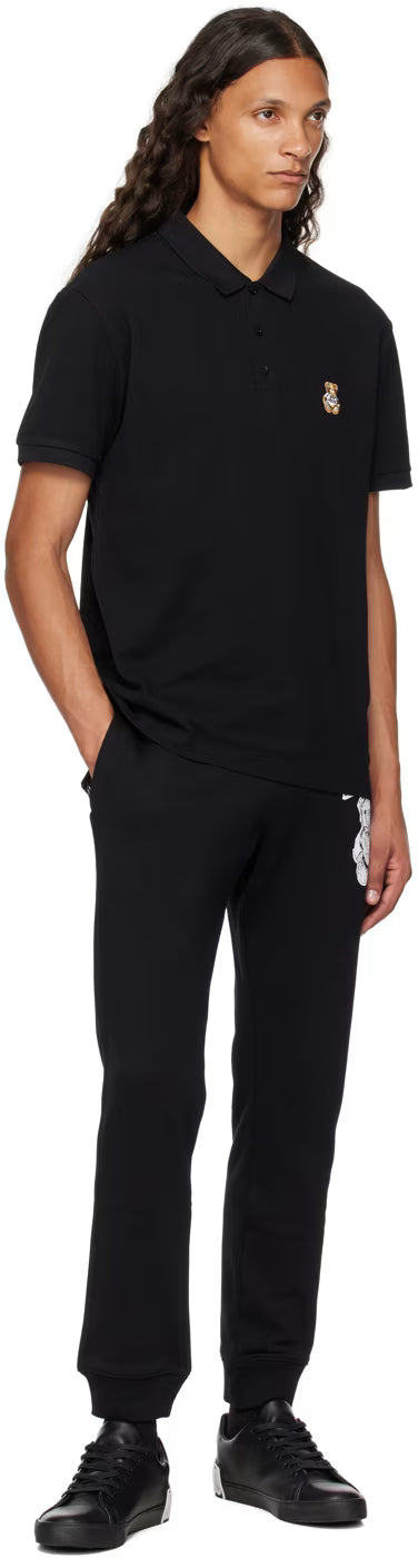 Black Teddy Patch Polo