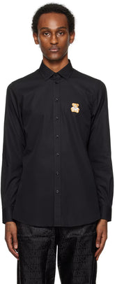 Black Teddy Patch Shirt