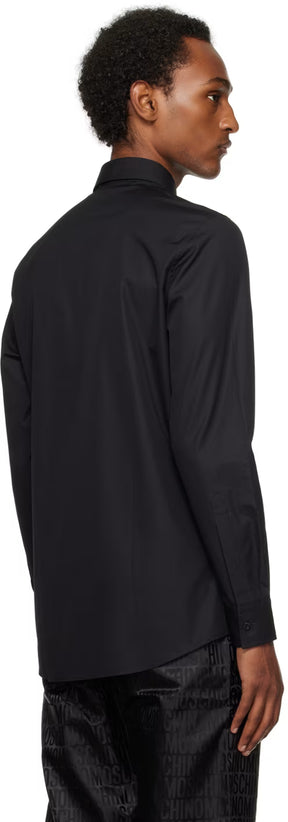 Black Teddy Patch Shirt