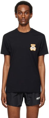 Black Teddy Patch T-Shirt