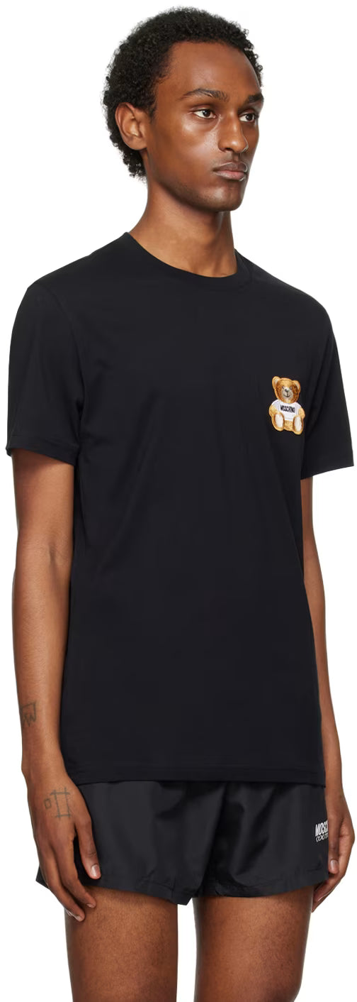 Black Teddy Patch T-Shirt