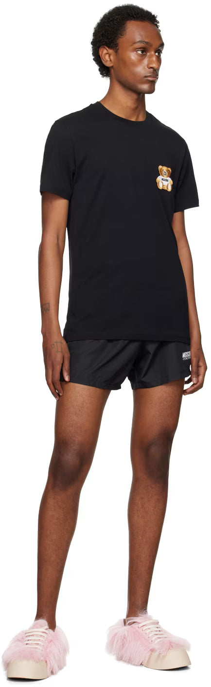 Black Teddy Patch T-Shirt