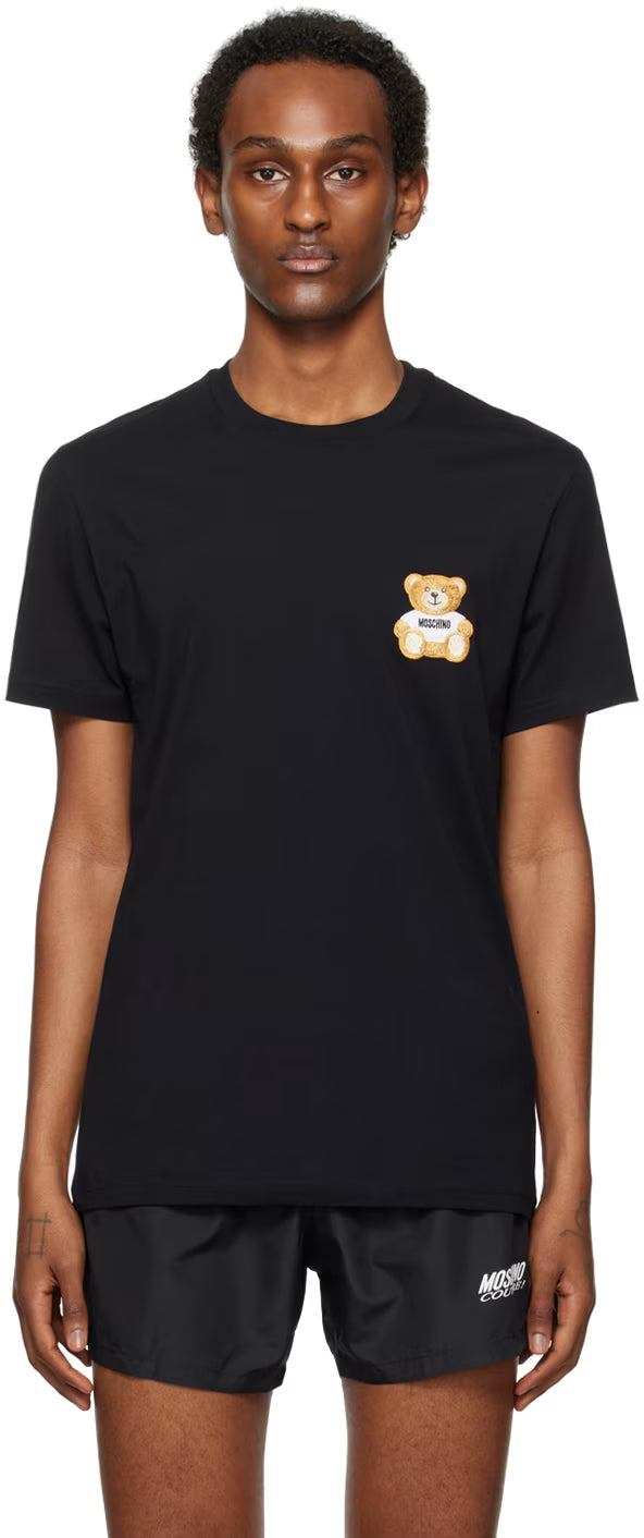 Black Teddy Patch T-Shirt