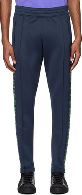 Blue Double Question Mark Track Pants