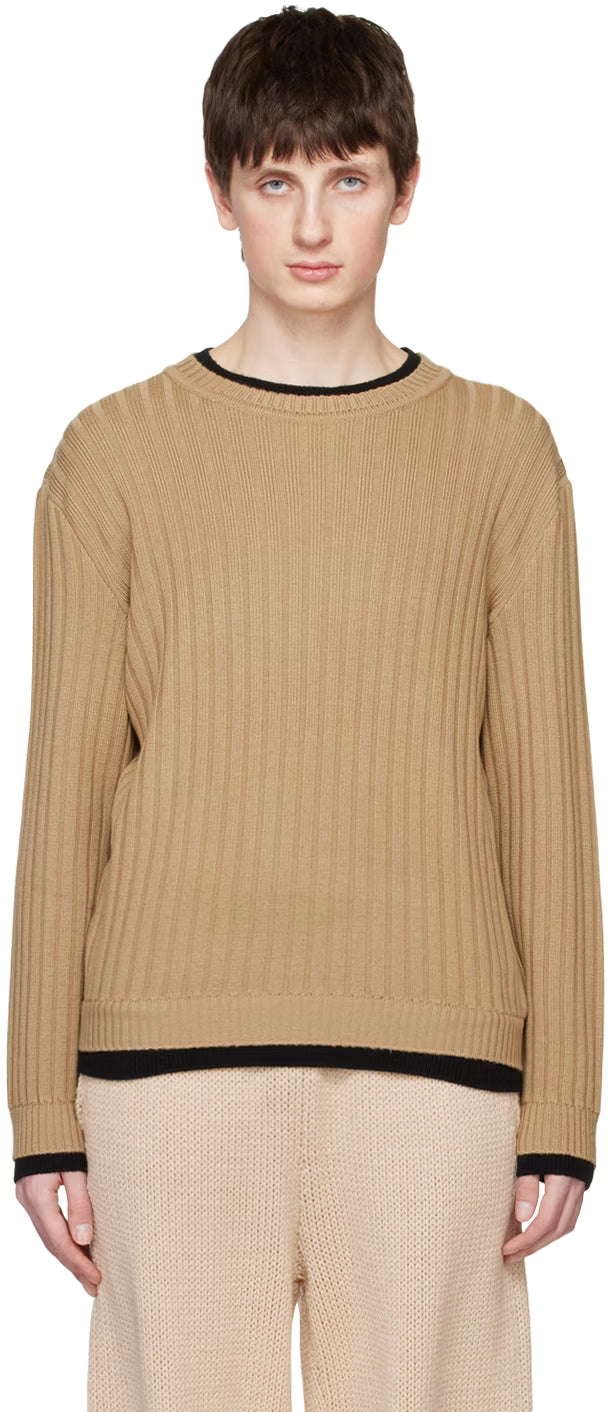 Brown Layered Sweater