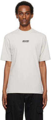 Gray Embroidered T-Shirt