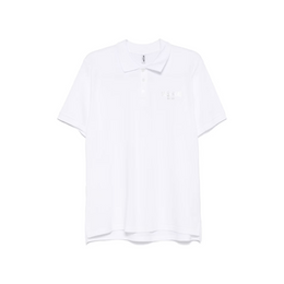 Moschino Logo Print Polo Shirt White