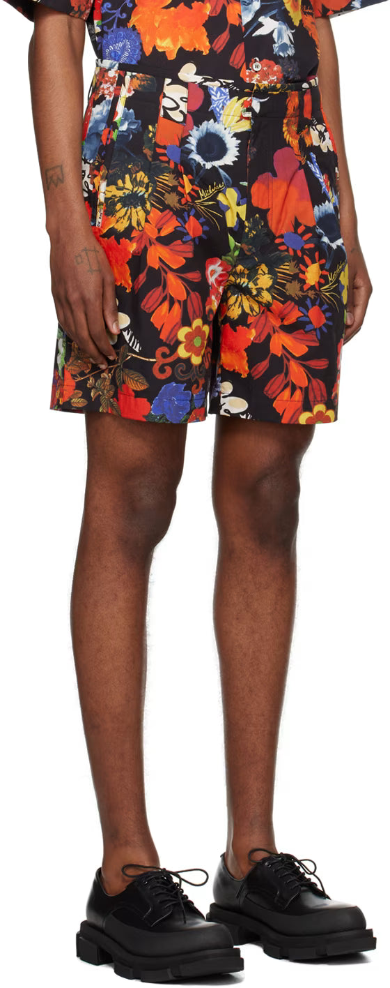 Multicolored Floral Shorts