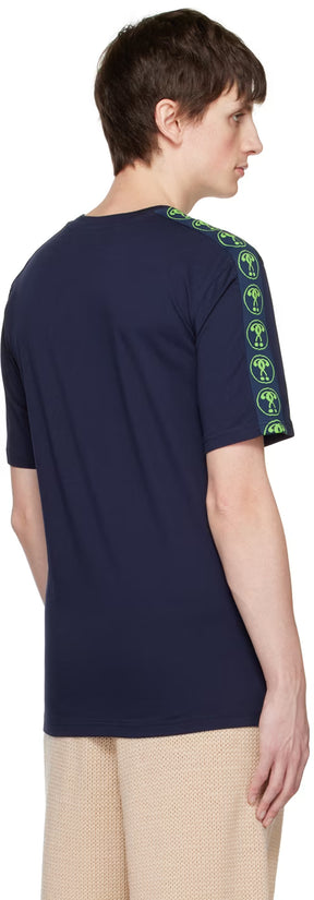 Navy Double Question Mark T-Shirt