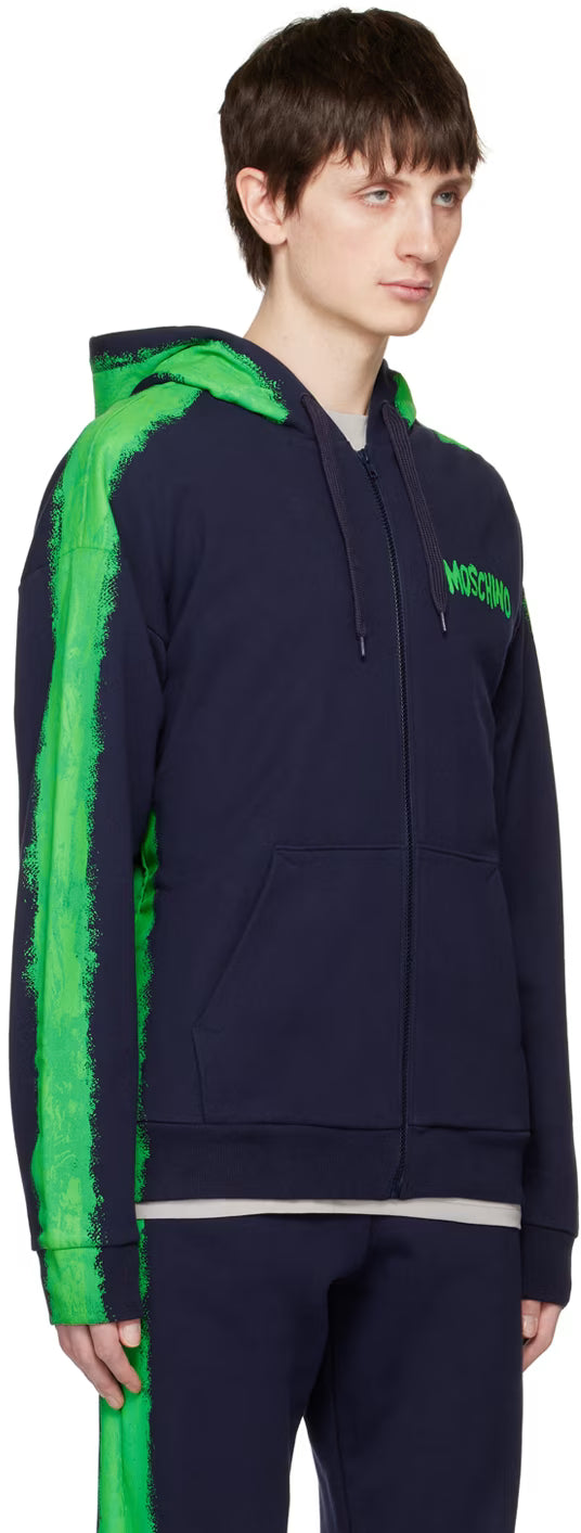 Navy Paint Hoodie