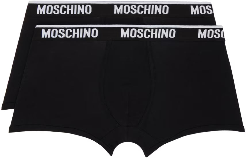 Two-Pack Black Boxers