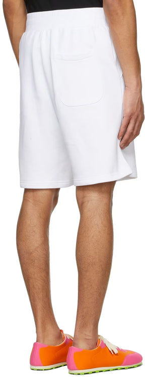 White Cotton Shorts