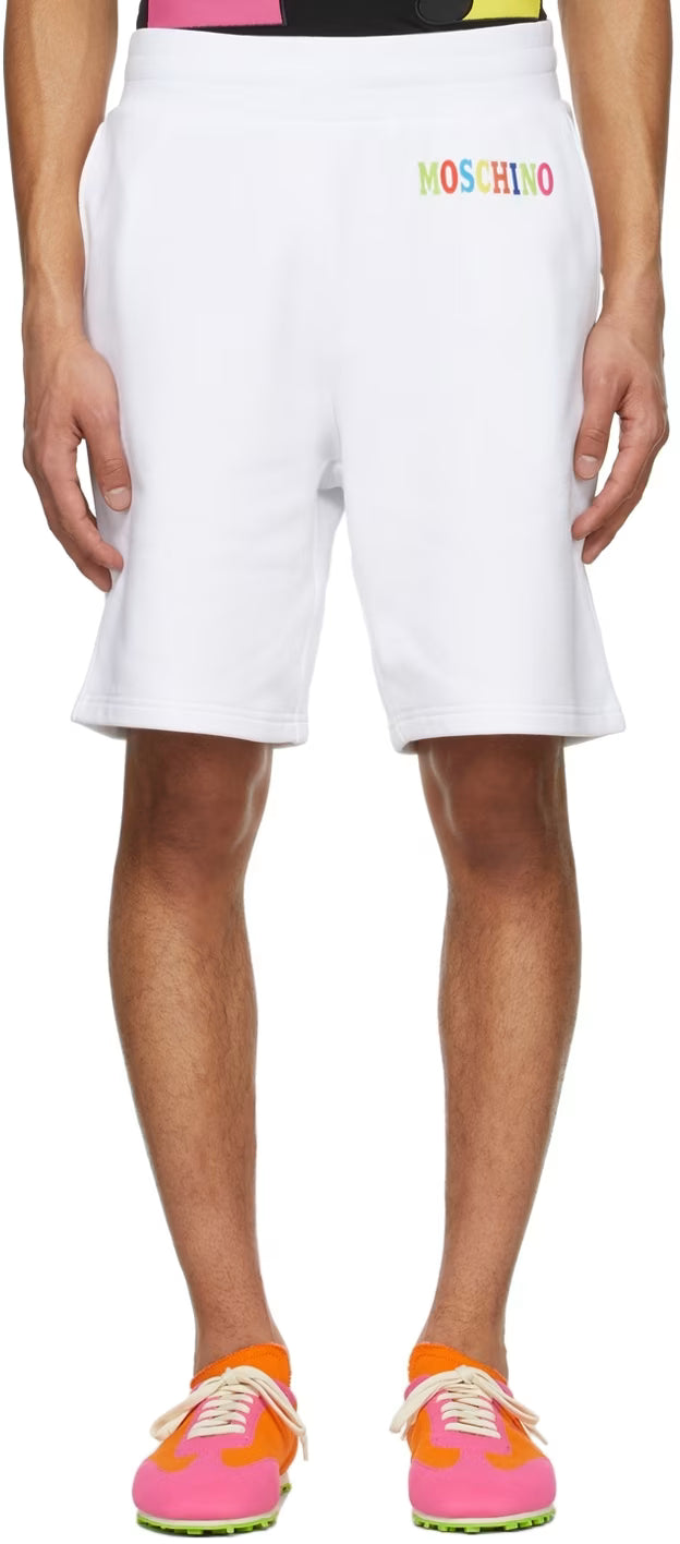 White Cotton Shorts