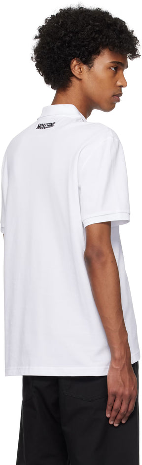 White Goose Embroidery Polo