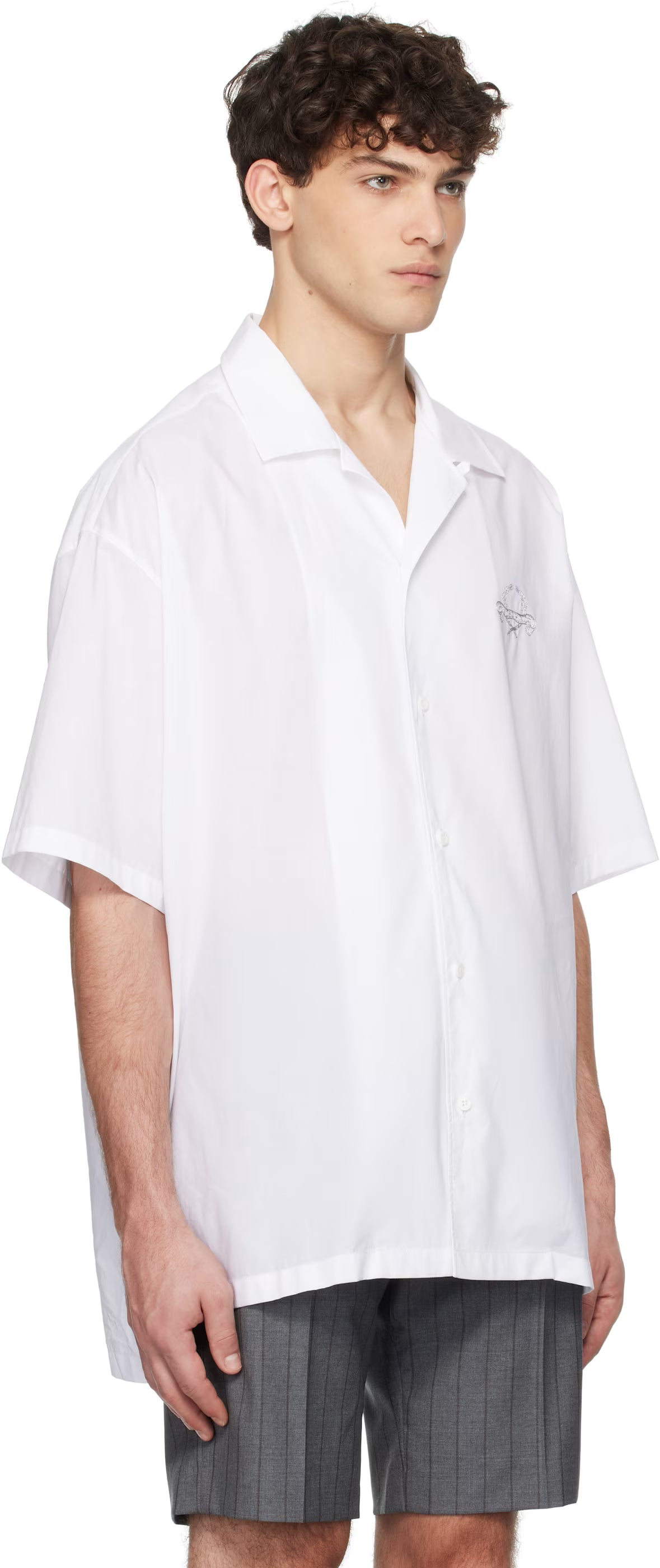 White Laurel Crown Emblem Shirt