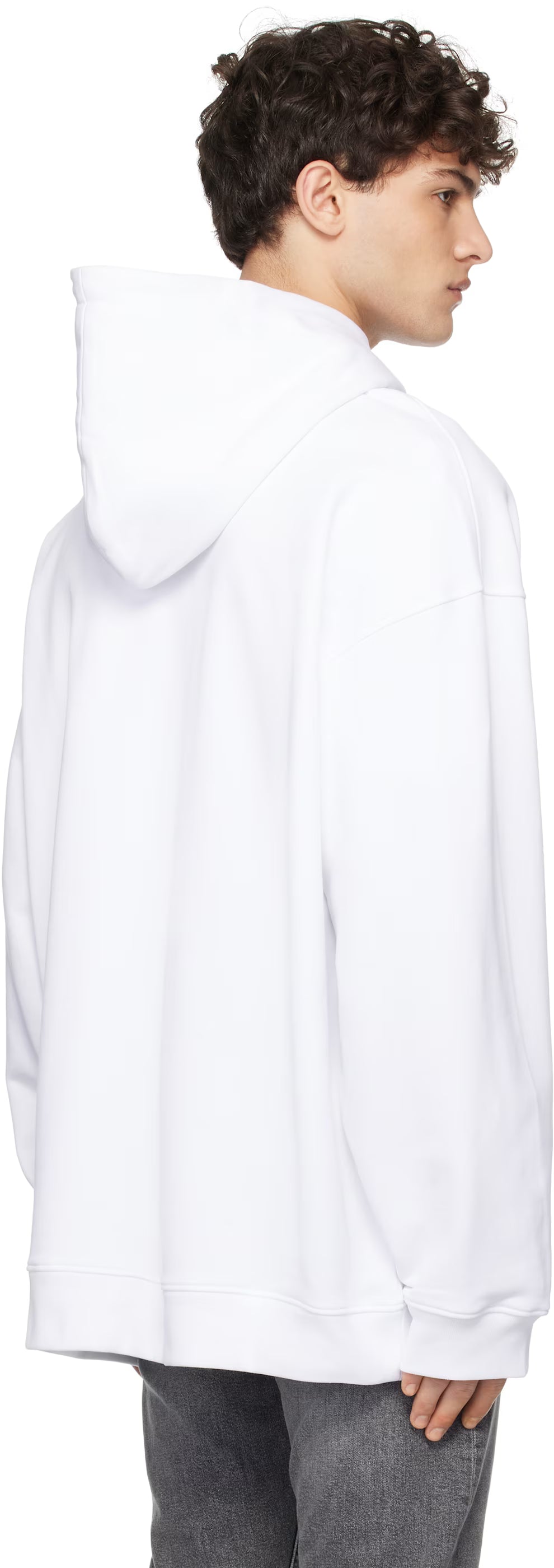 White Message Hoodie