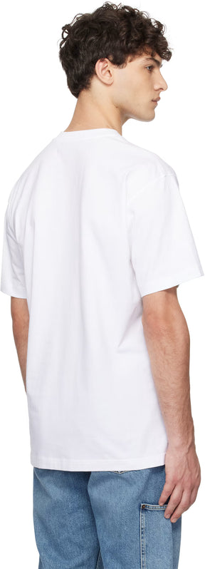 White Message Print T-shirt