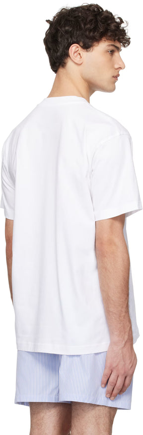 White 'Moschino' Breakfast T-shirt