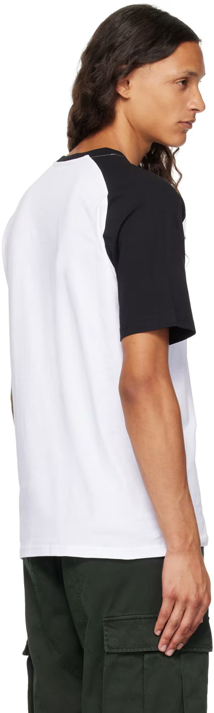 White Printed-Logo T-Shirt