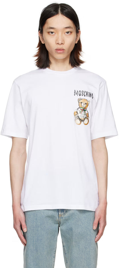 White Printed T-Shirt