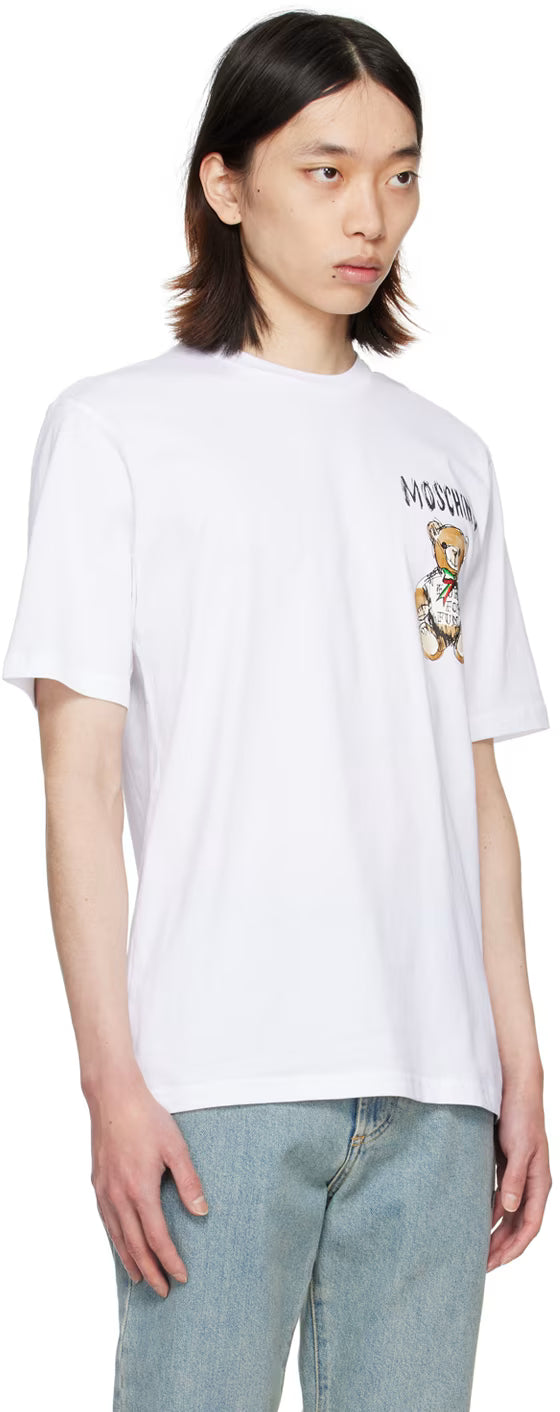 White Printed T-Shirt