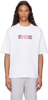 White Printed T-Shirt