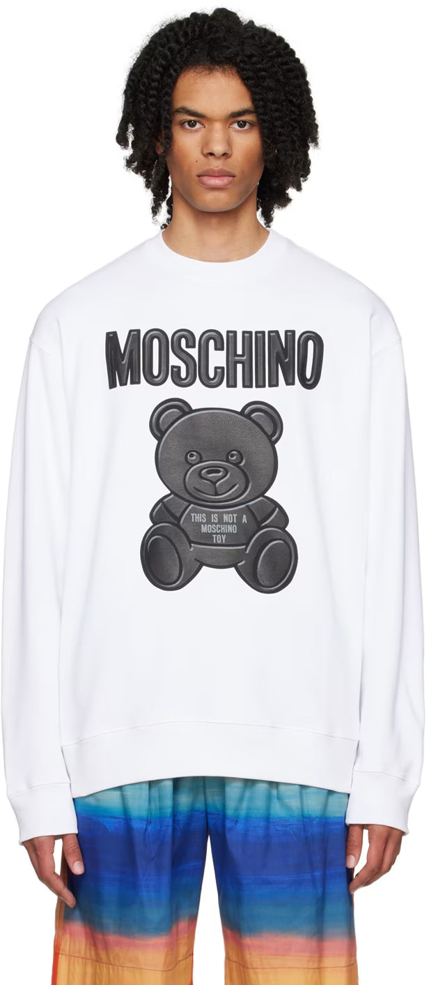 White Teddy Bear Sweatshirt