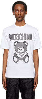 White Teddy Mesh T-Shirt
