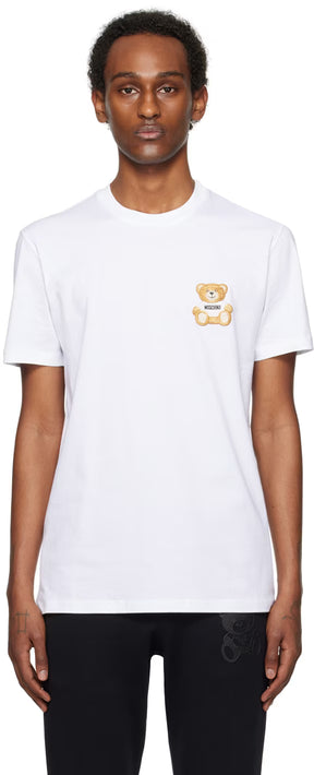 White Teddy Patch T-Shirt