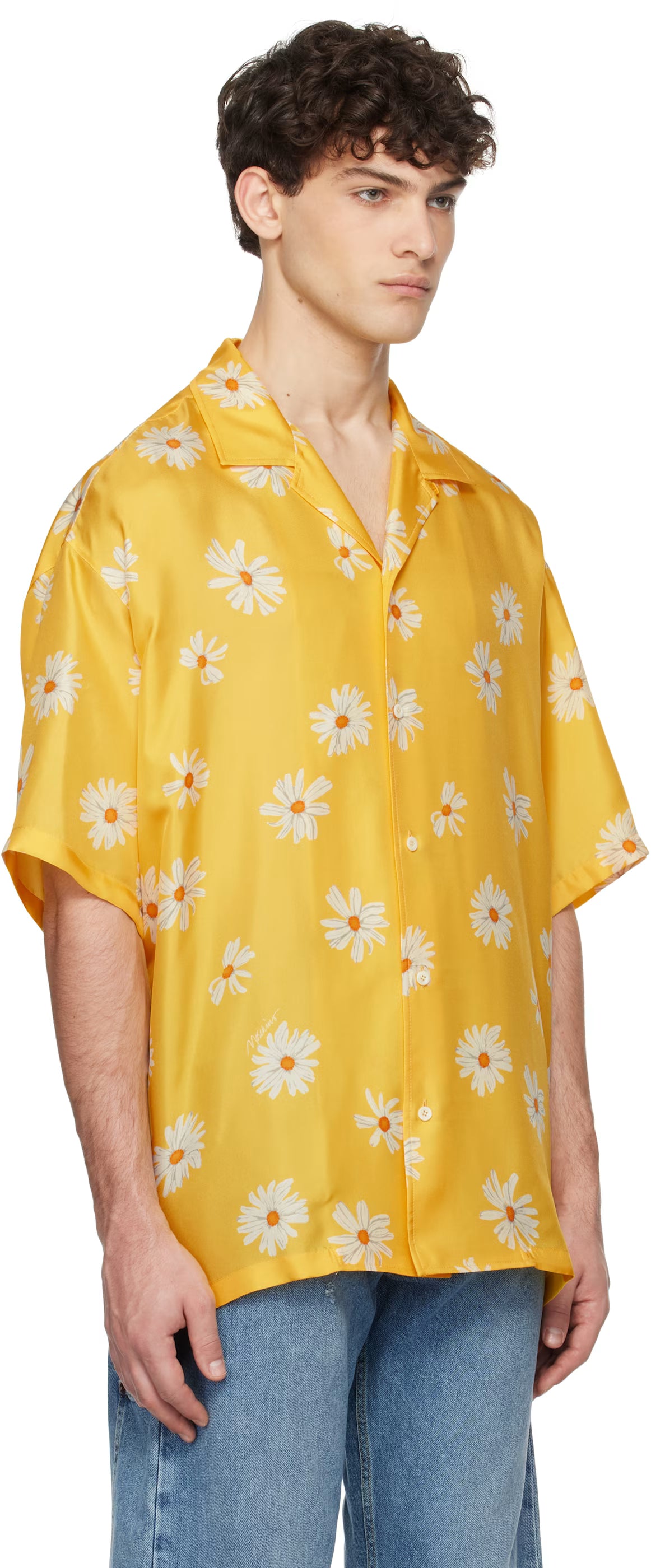 Yellow Allover Daisy Shirt