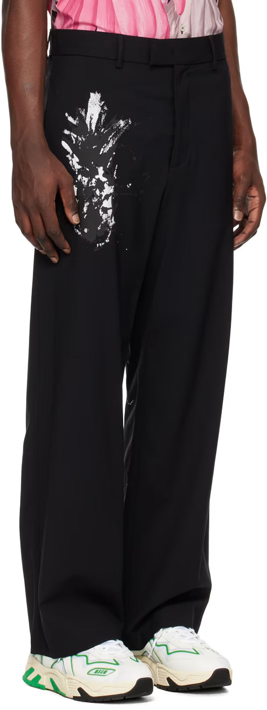 Black Pineapple Trousers