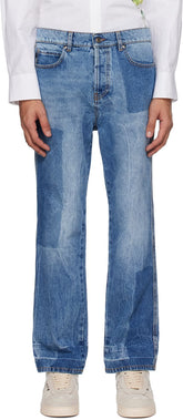 Blue Reserve Patchwork Jeans
