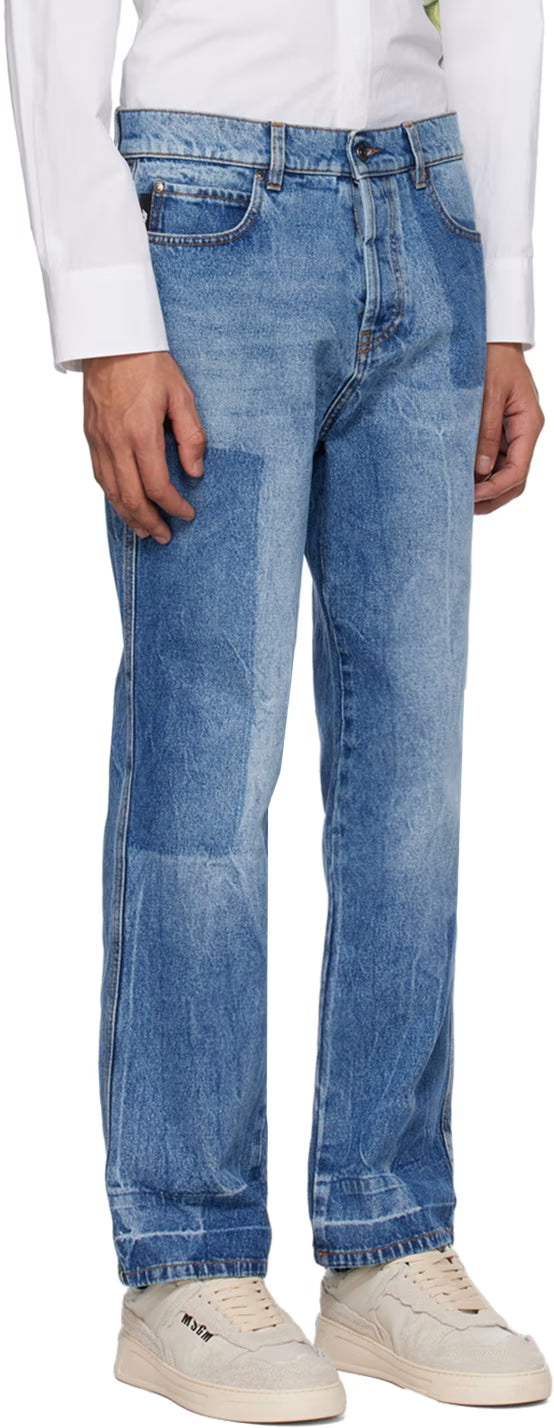 Blue Reserve Patchwork Jeans