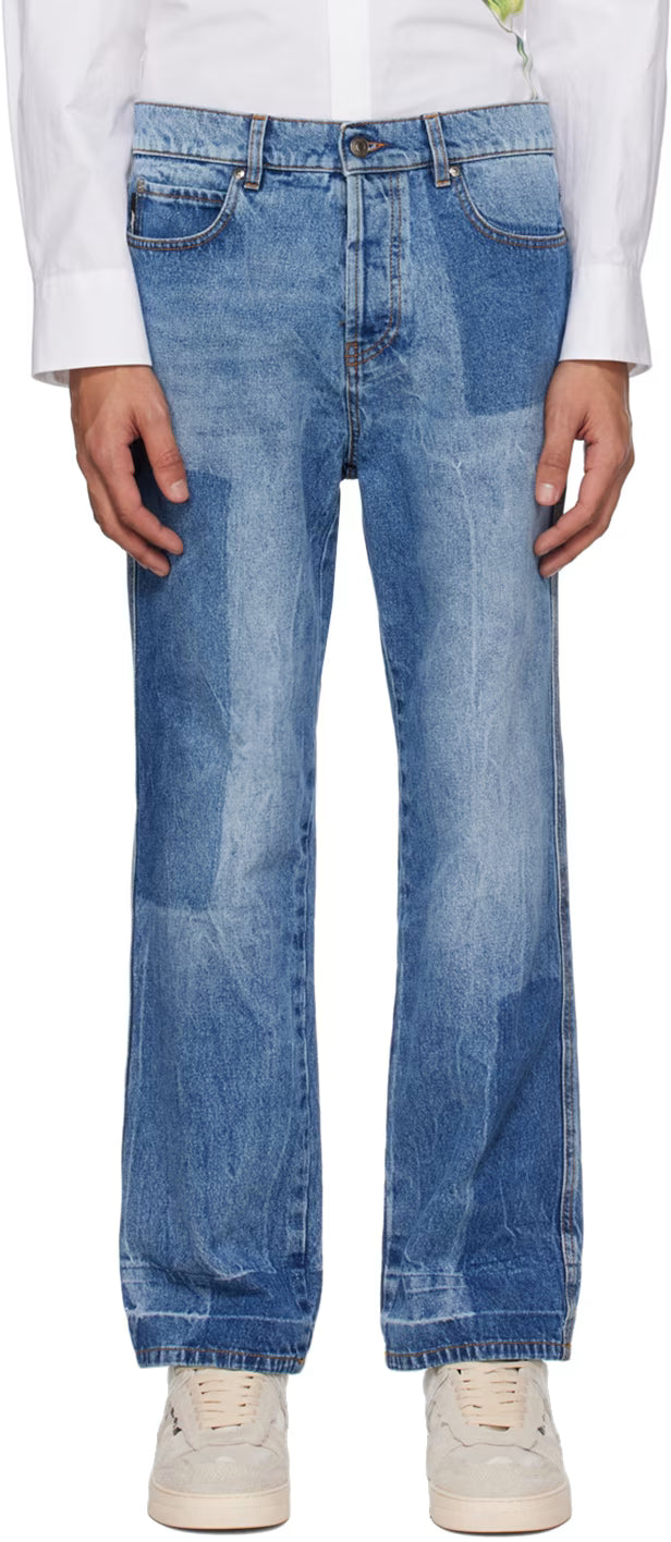 Blue Reserve Patchwork Jeans