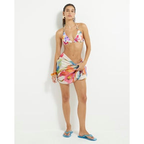 Multi Colour Tropical Embellished Mini Sarong
