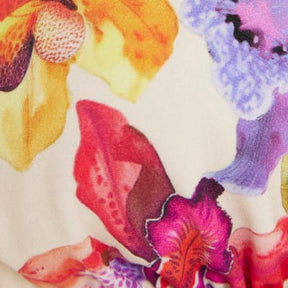 Multi Colour Tropical Print Bikini Top