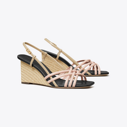 Multi-Strap Espadrille Wedge